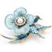 Pin Jewelry Gifts for Women Ladies Fashion Accessories Enamel Bird Lace Flower Brooch Ladies Party Brooch Cardigan Jacket Coat Brooch Brooches & Pins - Buy Online on GoSupps.com
