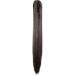 Long Short Claw Ponytail Hair Extension - Clip-in Synthetic Hairpiece, 21 Inch Dark Brown - Buy Online on GoSupps.com
