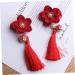 Beaupretty Kids Pairs Vintage Tassel Edge Clip kids tiara Chinese Tassel Clip wedding headpiece for bride Long Tassel Barrette barrettes for girls crystal headpiece girl child hair Wedding - Buy Online on GoSupps.com