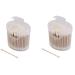 Buy XMHF 2-Pack Cotton Swabs Natural Double Tipped Cotton Buds with Strong Wooden Sticks | Cruelty-Free Ear Swabs - International Shipping Available - Buy Online on GoSupps.com