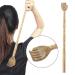 Jiamins Wooden Back Scratcher Traditional Back Scratcher and Relaxing Massage Set for Itching Relief