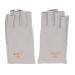 Anti UV Gloves for Gel Nail Lamp Manicure Gloves UV Protection Stretchy Breathable Fingerless Fiber Cotton Nail Lamp Gloves for Home Salon(Gray) - Buy Online on GoSupps.com