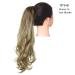 Shadow Curly Ponytail Extensions | Afro Long Clip-in Wavy Synthetic Hair Piece - 26 inches Blonde Pink - Buy Online on GoSupps.com