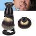 Professional Acrylic Shaving Brush Holder for Beard Tools - Stylish Black Design - Buy Online on GoSupps.com