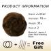 JJstar 2PCS Curly Messy Bun Hair Piece - High Heat Resistant Synthetic Fiber Scrunchies for Women, Medium Ash Brown - Buy Online on GoSupps.com