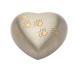 URNS UK Hertford Heart Cremation Ashes Urn Range 5 Inch Pewter