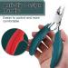 Toenail Nail Clippers Cutters Stainless Steel Pedicure Manicure Tools Professional Thick Ingrown Correction Tool Trimmer (Color : Svart Size : 12.5 * 7.5cm) 12.5*7.5cm Svart - Buy Online on GoSupps.com