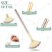 6 Pcs Soft Fan Mask Brushes Set - Facial & Makeup Applicator Cosmetic Tools for Mud, Peel, and Cream Masks - Champagne, 7.8 Inch - Buy Online on GoSupps.com
