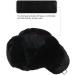 Kurhatic Winter Trapper Hat - 100% Rabbit Fur Aviator Russian Trooper Hat - Black XX-Large - Buy Online on GoSupps.com