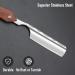 Stainless Steel Cut Throat Razor Kit for Men - Single Edge Shaving Blades Ideal for Barber, Home & Salon Use - Straight Razor Gift Set - Buy Online on GoSupps.com