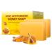 Turmeric Kojic Acid Honey Soap Kojic Acid Soap Brightening Turmeric Kojic Soap 7OZ/200g Organic Turmeric Soap Bars for Hyperpigmentation Dark Spots Acne Dark Spot Remover Soap Body Hand Bath Soap Bars