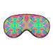Vintage Hand Drawn Rainbow Tie Dye Sleep Mask for Women Adjustable Sleeping Eye Shades Cover with Elastic Strap