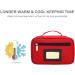 Portable Insulin Cooler Bag Travel Case | Waterproof Diabetic Organizer | Medication Cooling Bag - Red - Buy Online on GoSupps.com