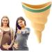 Female Urinal Device | Standing Up to Pee Funnel Conch Type Female Urinal Device Foldable Reusable Women Pee Funnel for Travel and Outdoor Conch Shape + Stability Ring Light Yellow - Buy Online on GoSupps.com