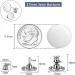 12 Sets Jean Buttons Pins No Sew Instant 17mm Replacement Button Adjustable Pants Kit - Matt Silver - Buy Online on GoSupps.com