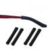 2 pairs of glasses ear pads glasses anti-slip glasses ear cushions glasses ear grips knitting anti-slip glasses temples black