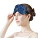 Blue Paisley Sleep Mask for Women - Adjustable Eye Shades Cover with Elastic Strap | Perfect for Comfortable Sleep - Buy Online on GoSupps.com