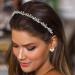 Zoestar Rhinestone Wedding Headband Silver Crystal Headbands Bridal Leaf Hairband Headpiece Sparkly Party Hair Accessories for Women - Buy Online on GoSupps.com