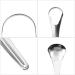 Buy Tongue Brush & Cleaner Set | Improve Dental Health & Fresh Breath | U-Shaped Tongue Scraper for Adults & Children - Silver 3-Piece Set - Buy Online on GoSupps.com