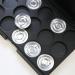 SOESFOUFU 15 Empty Eyeshadow Palette Empty Eyeshadow Case Empty Cosmetic Travel Cosmetic Case Silver - Buy Online on GoSupps.com