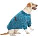 Buy Huisalisiji 5XL Dog Sweater - Warm & Lightweight Sweatshirt for Large Dogs | Soft Texture & Elasticity (Blue) - Buy Online on GoSupps.com