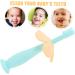 Minkissy Silicone Baby Toothbrush - 1 Pack Children s Oral Care Manual Training Toothbrush - Blue - Buy Online on GoSupps.com