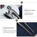Lurrose Wooden Cat Hair Stick U Shaped for Women - Hair Styling Tool for Japanese Chinese Hanfu Chignon, Black French Hair Pin - Buy Online on GoSupps.com