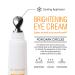 Epielle Brightening Eye Cream: Anti-Aging Serum for Dark Circles & Wrinkles - Cooling Applicator | Mother's Day Gift - Buy Online on GoSupps.com