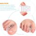 Gel Toe Separator Set - 24 Pcs Nail Art Tools for Toe Alignment and Joint Support | Bunion Care Kit with Splint Spacers for Big, Pinky, and Thumb Toes - Transparent x3pcs 5X5CMx3pcs - Buy Online on GoSupps.com
