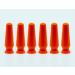 DMV Scleral Cup Lens Inserter Pack of 6, Ventless Contacts Inserter Tool for Scleral Lenses, Hard Contact Lenses, and Prosthetic Eyes, Applies Contacts Safely, Comfortably & Hygienically Orange, 6pk