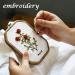 MWELLEWM 4 Pcs Set Embroidery Hoops - Reusable Hoop Rings for Cross Stitch and Sewing - Home Decor Craft Supplies - Buy Online on GoSupps.com