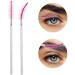 50 PCS Disposable Mascara Wands Bendable Crystal Eyelash Brushes - Portable Eyebrow Brush for Home, Travel, Outing - Mixed Colors - Buy Online on GoSupps.com