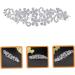 Mikinona Crystal Hair Comb Floral Headpiece Bridal Hair Comb Flower Crystal Hair Accessories Bridal Hair Accessories Wedding Hair Clip Crystal Hair Clips Manual The Photo Rhinestone Bride - Buy Online on GoSupps.com