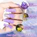 MIZHSE Glitter Gel Nail Polish Kit - 6 Shimmering Colors with Nail Pen - 7ml*6 - Soak Off UV LED Lamp Included - Buy Online on GoSupps.com