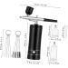 Baluue 1 Set ( usb) Air Brush for Barber Air Brush Kit Nail Airbrush Cordless Aluminum Alloy 12.00X4.20X4.20CM - Buy Online on GoSupps.com