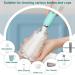 Electric Bottle Brush Set- 2 Silicone & 1 Sponge Heads, 2-Speed Power, Waterproof, IP65 Water Resistant- Ideal for Cleaning Bottles & Cups - Buy Online on GoSupps.com