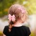Bekecidi 10 Pieces Bow Hair Accessories Set Bow Hairpin Bow Hair Clips Bows Rubber Band for Girls Kids (Pink) - Buy Online on GoSupps.com