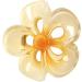 Nubamzy Flower Clips for Hair - Acrylic Strong Hold Hair Clip - Hair Styling Accessories Non-Slip Hair Clips Womens Hair Barrettes for Woman and Girls Yellow - Buy Online on GoSupps.com