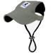 Pawaboo Dog Baseball Cap Adjustable Sun Protection Hat Dog Cap with Ear Holes for Puppy Pet M Grey M Grey