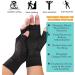 RNAIETY Copper Arthritis Compression Gloves for Women and Men - Fingerless Gloves for Arthritis, Raynaud's, Carpal Tunnel - Size L - Buy Online on GoSupps.com