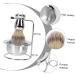 Fomiyes Beard Brush Holder & Stainless Steel Face Care Set - Razor Foam Cup & Grooming Essentials for Men - Buy Online on GoSupps.com