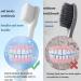 Diameleo BREVI Toothbrush: Nordic-Inspired Premium Nano Toothbrush with 20000 Soft Bristles for Sensitive Gums - White+Black - Buy Online on GoSupps.com