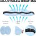 MadebyGNL 3D Contoured Sleep Mask | Soft Silky Blindfold for Side Sleepers | Adjustable Strap | Blue | Great Gift for Men, Women, Kids - Buy Online on GoSupps.com