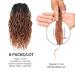 ToyoTress Toceana Wavy Locs Crochet Hair 24 8 Pcs OT30 Ombre Brown Pre-twisted Crochet Braids OT30 24 Inch Godes Faux Locs - Buy Online on GoSupps.com