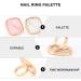Garneck Palettes Nail Art R sine Forme Bague Lot de 2 pour M lange Couleurs Adapt es v nements et Artistes de Manucure - Buy Online on GoSupps.com