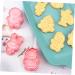 Ciieeo 6pcs Biscuit Mold Biscuits Ice Cake Mold Cake Kit Cookie Mold Push Type Baking Tools 3D - Buy Online on GoSupps.com