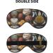 SSIMOO Sports Ball Sleep Mask - Adjustable & Breathable Eye Mask for Comfortable Sleep | Stylish Black Design - Buy Online on GoSupps.com