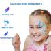 Bowitzki Face Paint Kit - 12 Vibrant Colors 2 Glitter 40 Stencils Hypoallergenic & Non-Toxic for Kids - Perfect for Halloween & Professional Use - Buy Online on GoSupps.com