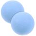 Iplusmile massage-lacrosse ball 2 pieces of sore muscles Massage ball Hand massage ball for fitness deep tissue trigger point muscle node myofascial release blue