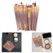 15pcs Professional Makeup Brushes Set - Foundation Eyeshadow & Blush Tools for Flawless Application | International Shipping - Buy Online on GoSupps.com